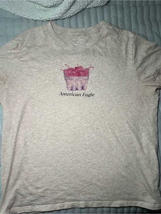 American Eagle Outfitters Tops - American Eagle Outfitters Cherry Graphic Tee